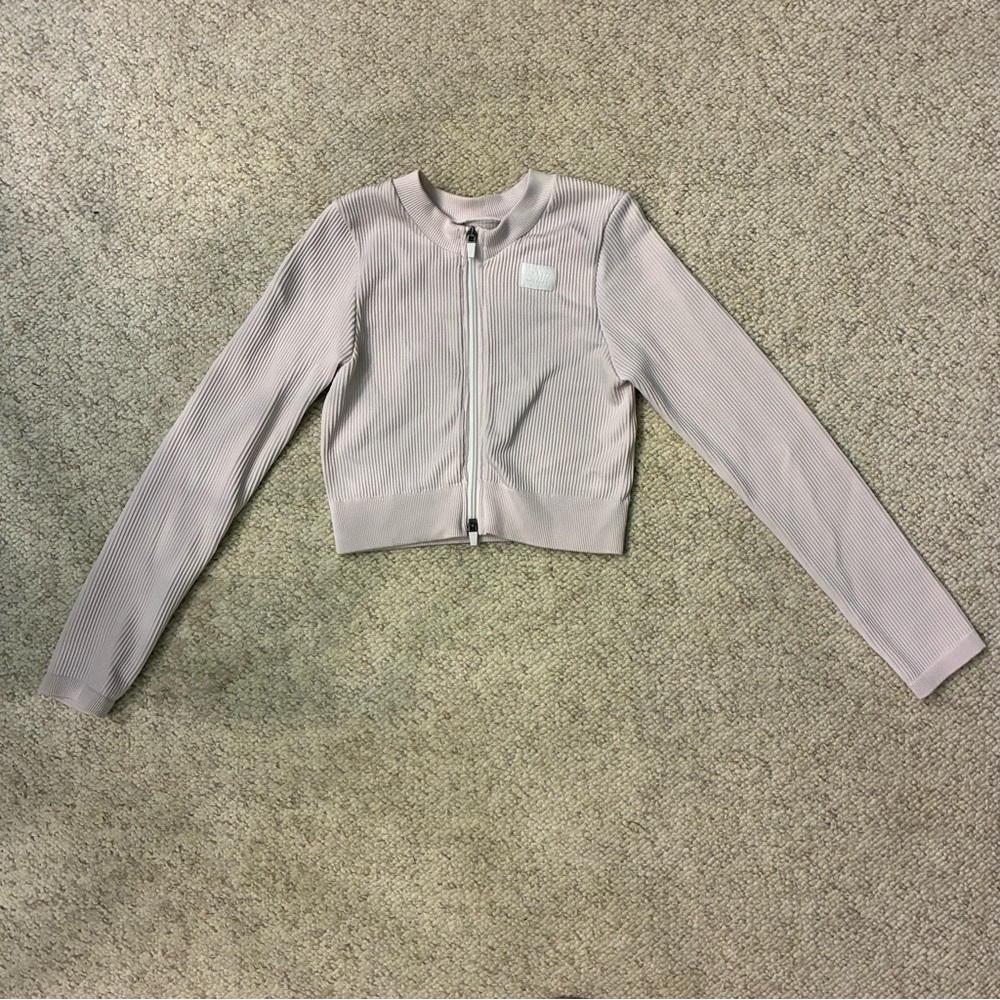 SMR Pink Ribbed Jacket - Picture 2 of 5
